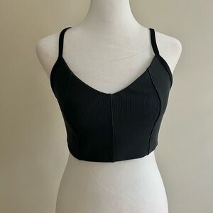 Aerie Offline Sports Bra Medium Support Stretch Size Medium Rib Knit No Padding